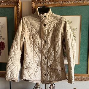 Barbour Women's Flyweight Cavalry Quilted Jacket Sz US6